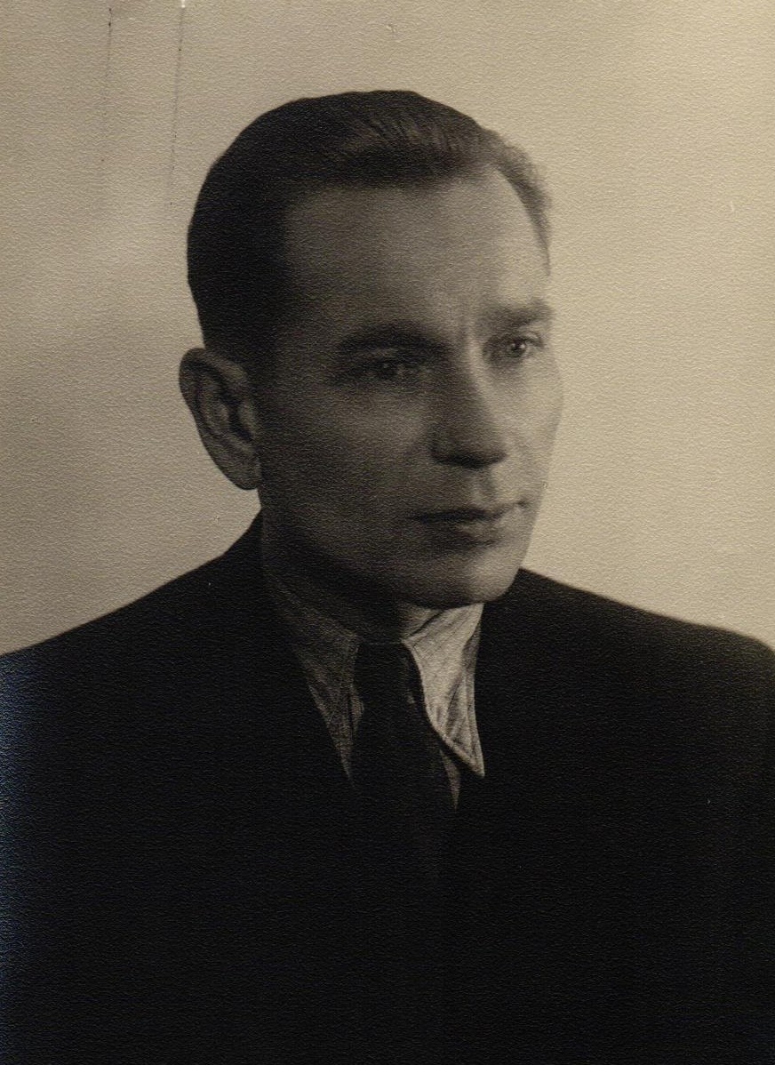 Eduards Bērziņš, fotoportrets. 20. gs. 40. gadi.