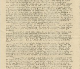 Kārļa Zariņa 1949. gada aprīļa apskats par latviešu bēgļu nometņu apmeklējumu Vācijā. 1949. gada 30. aprīlis. Avots: LNA_LVA, F2263_1_217, 15. lp.